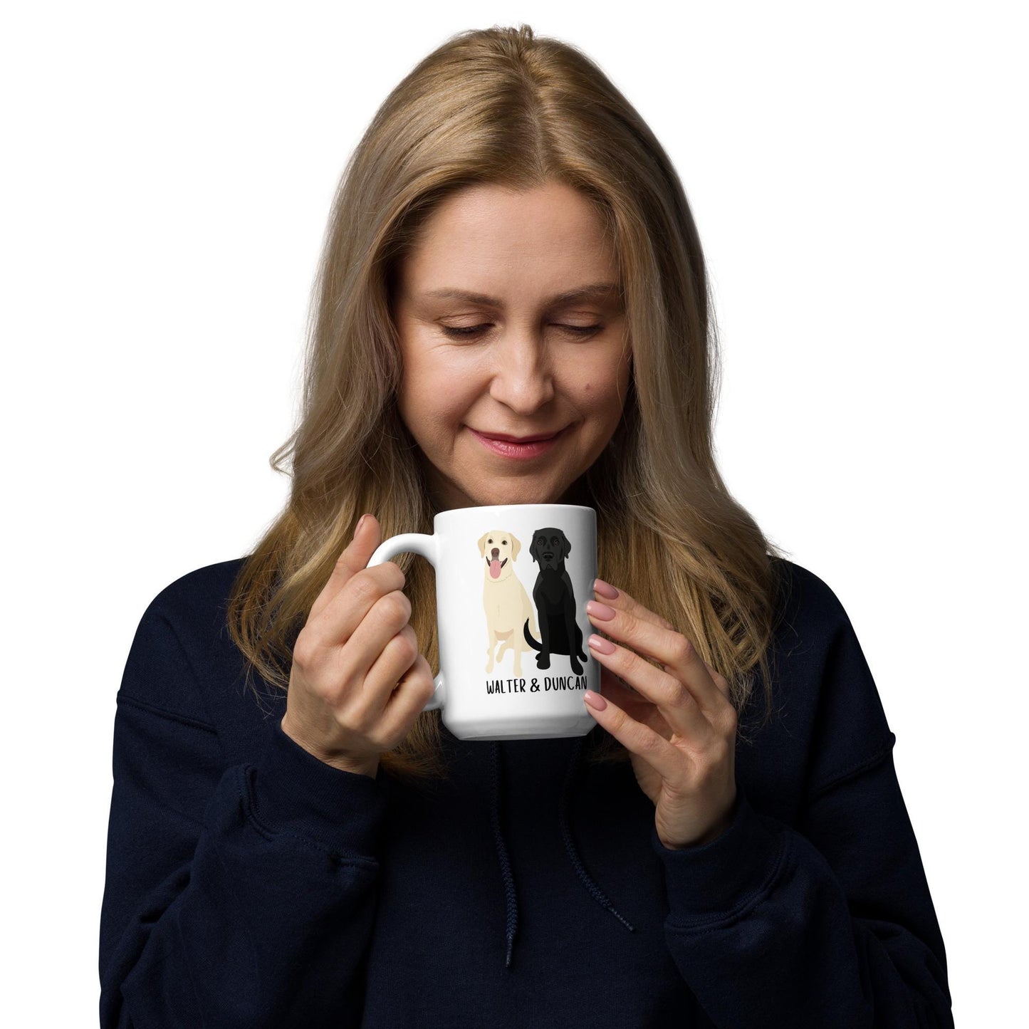 Personalized Labrador Mug, girlfriend valentine gift, labrador mom mug, wife aniversary gift, grandma gift, wife birthday gift, red labrador