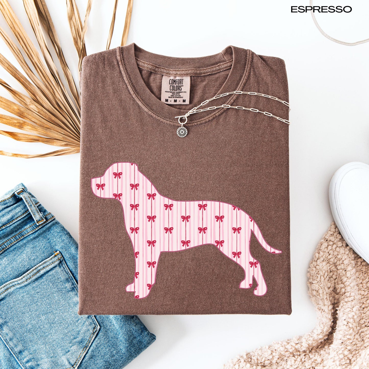 Red Bow Stripes Pitbull Shirt, pitbull gift, pitty mama sweatshirt, puppy mom sweater, gift for dog owner, pitbull breeder, pitbull grandma