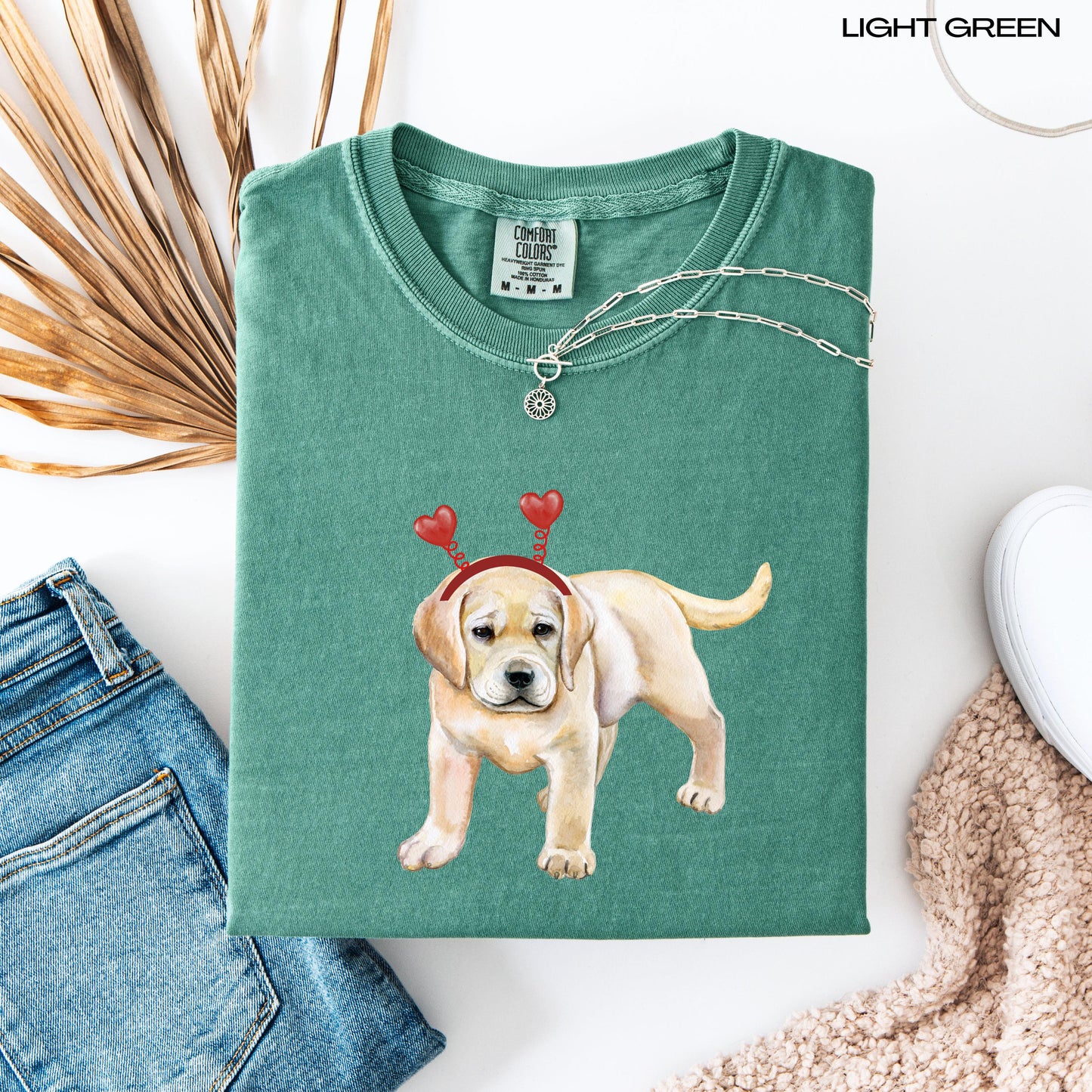 Golden Retriever Puppy Valentine Sweatshirt