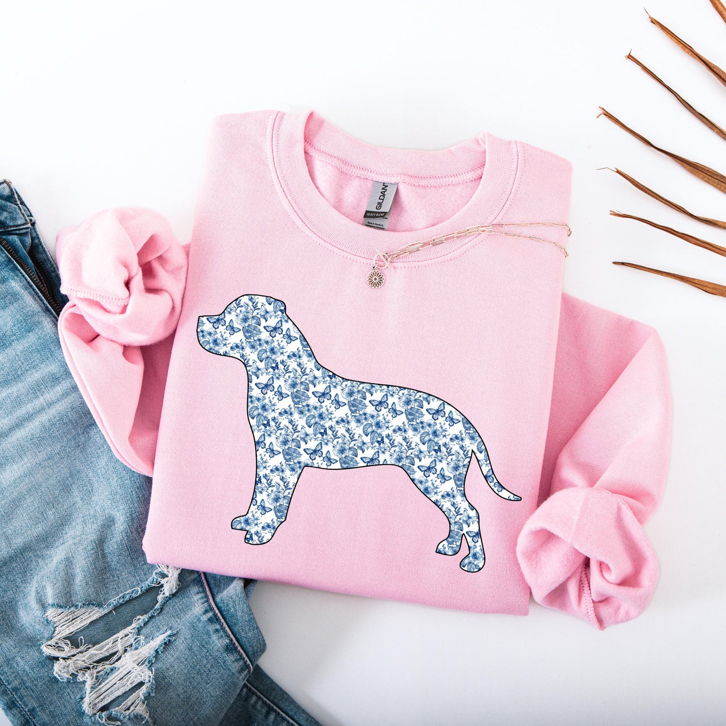 Toile De Jouy Pitbull Shirt, pitbull gift, pitty mama sweatshirt, puppy mom sweater, gift for dog owner, pitbull breeder, pitbull grandma