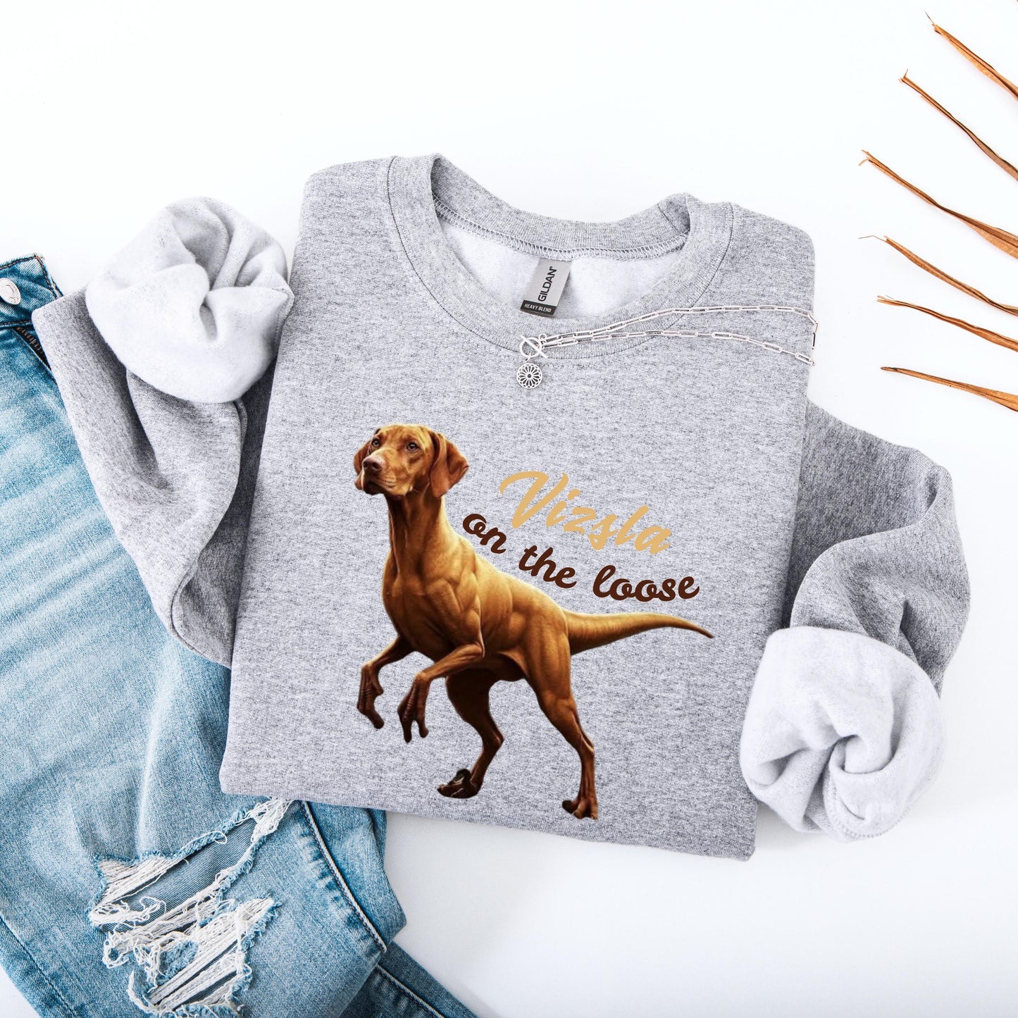 Vizsla Raptor On The Loose Shirt, vizsla mom sweatshirt, hungarian viszla gift, summer dog, pet mama gift, sister birthday gift, vizsla dad