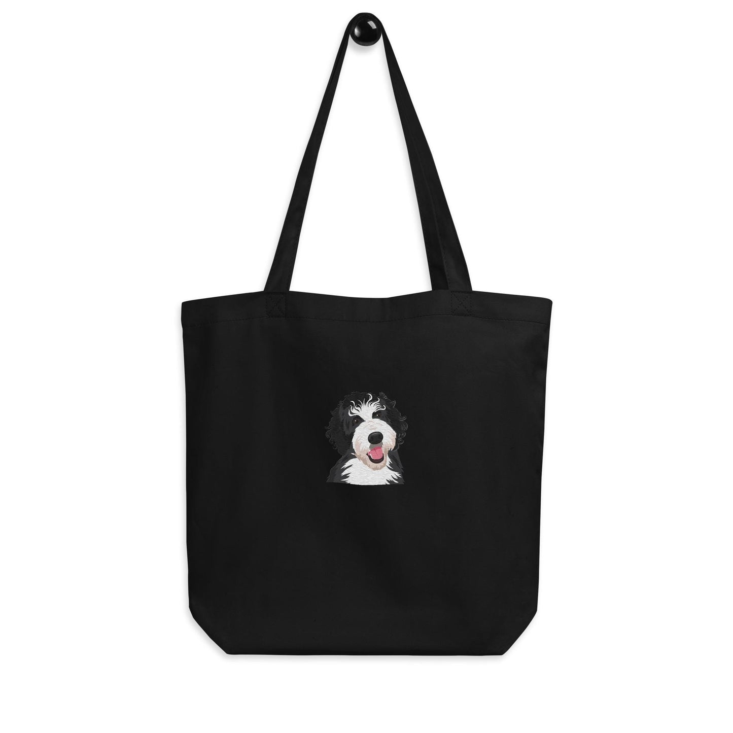 Bernedoodle Tote Bag | Embroidered | Organic Cotton