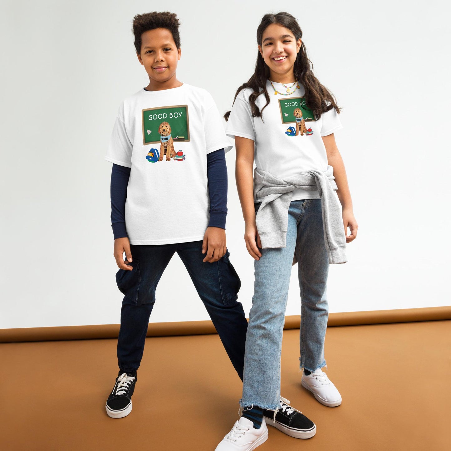 Good Boy Goldendoodle Youth T-Shirt | Back To School Gift | Doodle Shirt
