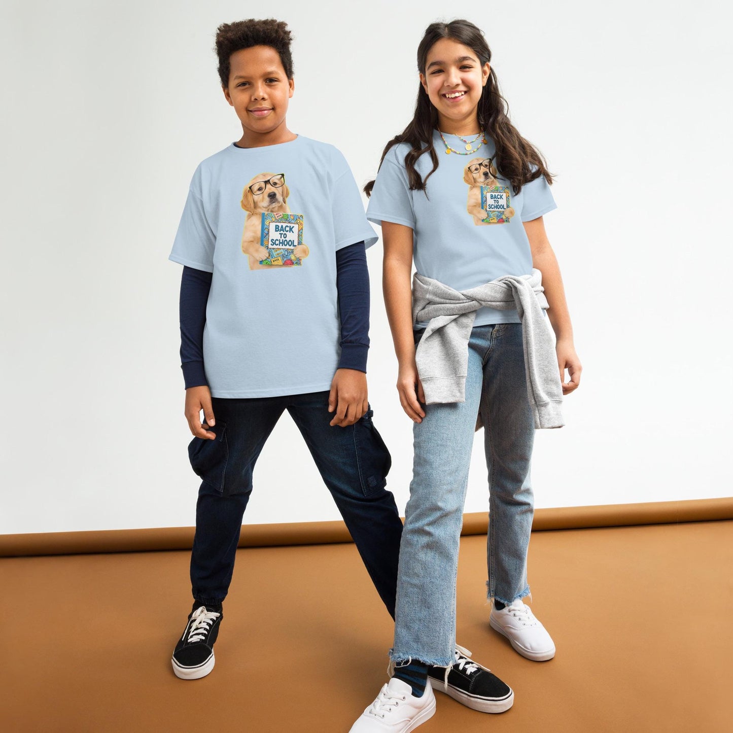 Smart Golden Puppy Back To School Youth T-Shirt