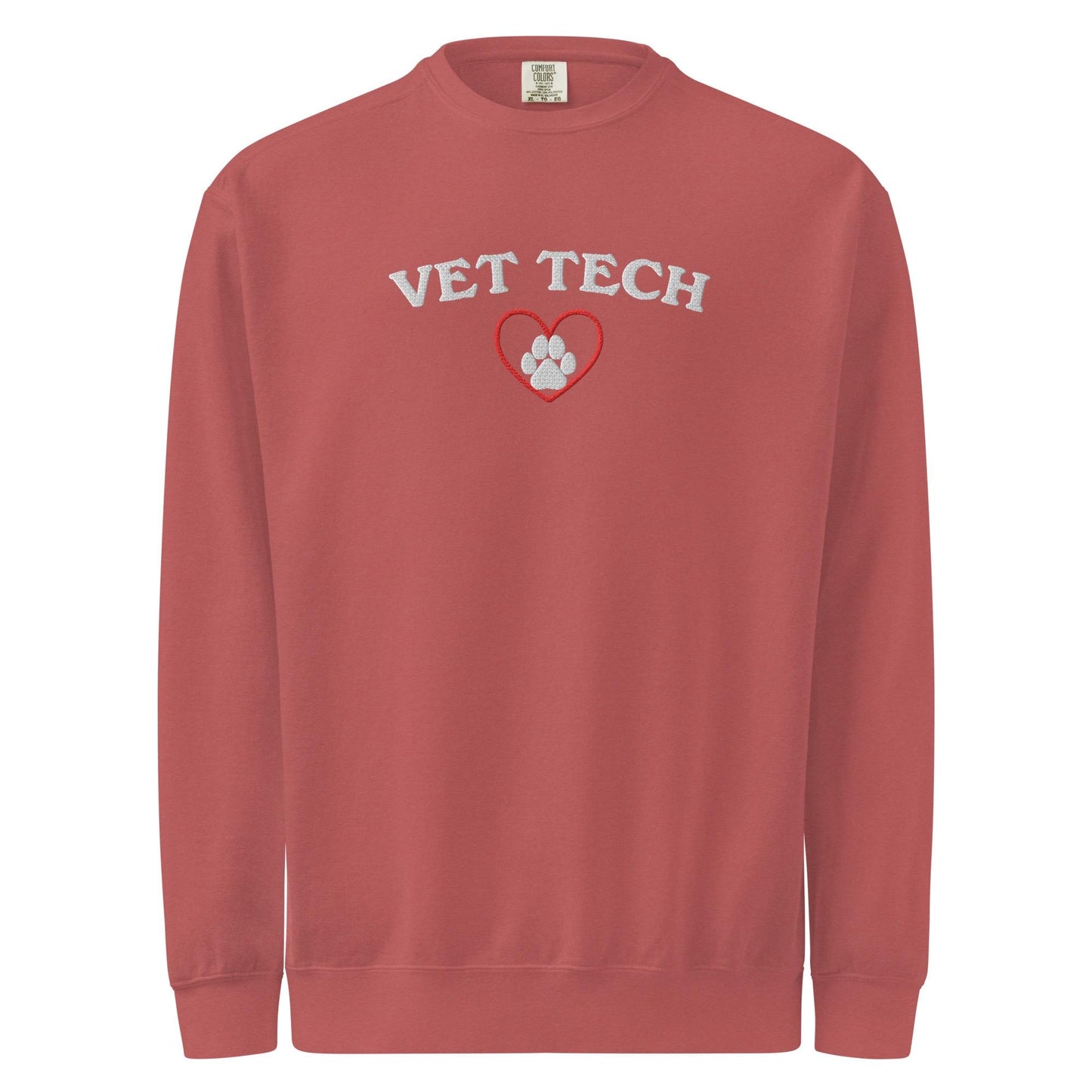 Vet Tech Sweatshirt | Veterinary Technician Gift | Embroidered | S - 3XL