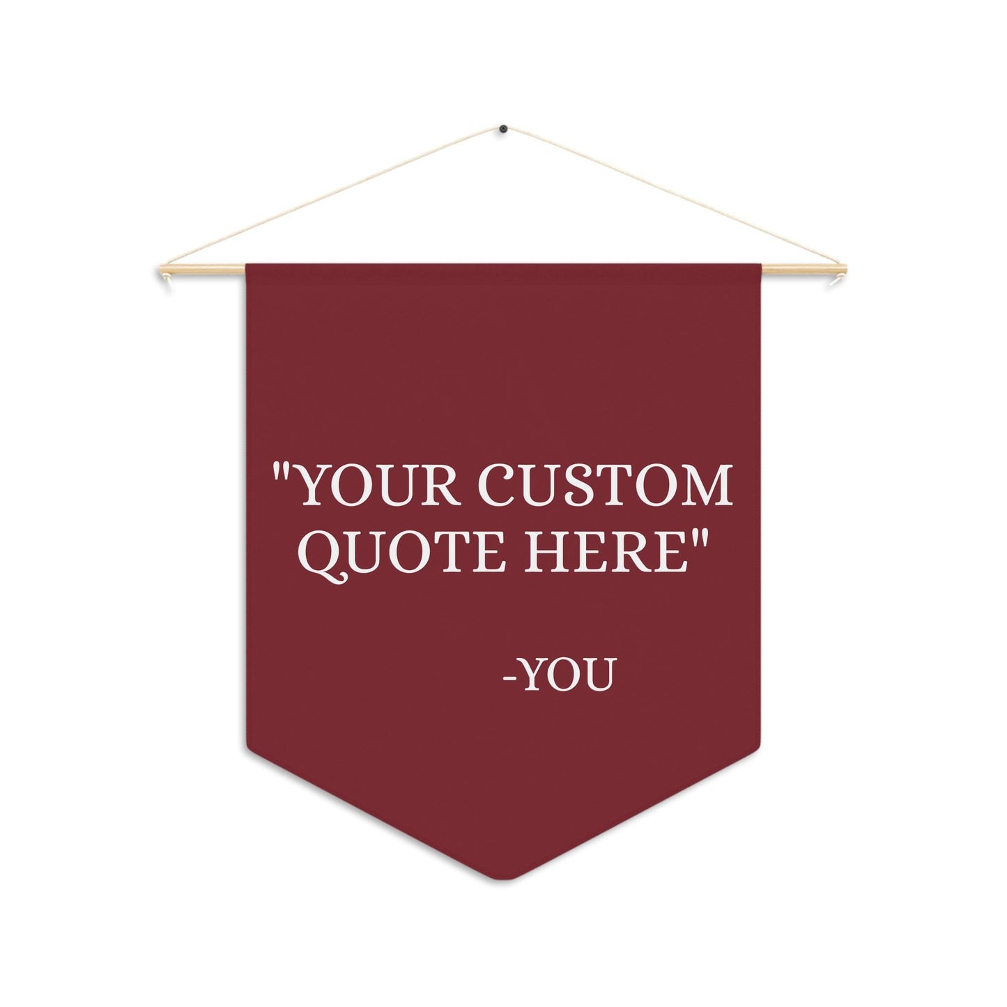Custom Quote Pennant Banner: Personalized Wall Decor | Nursery Wall Art