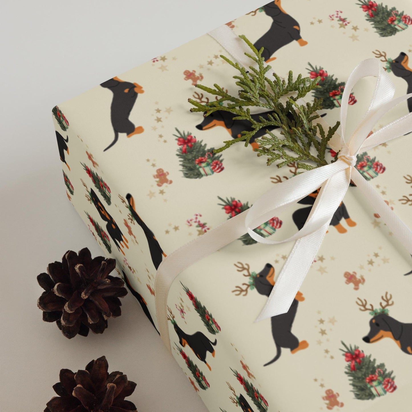 Christmas Dachshund Wrapping Paper