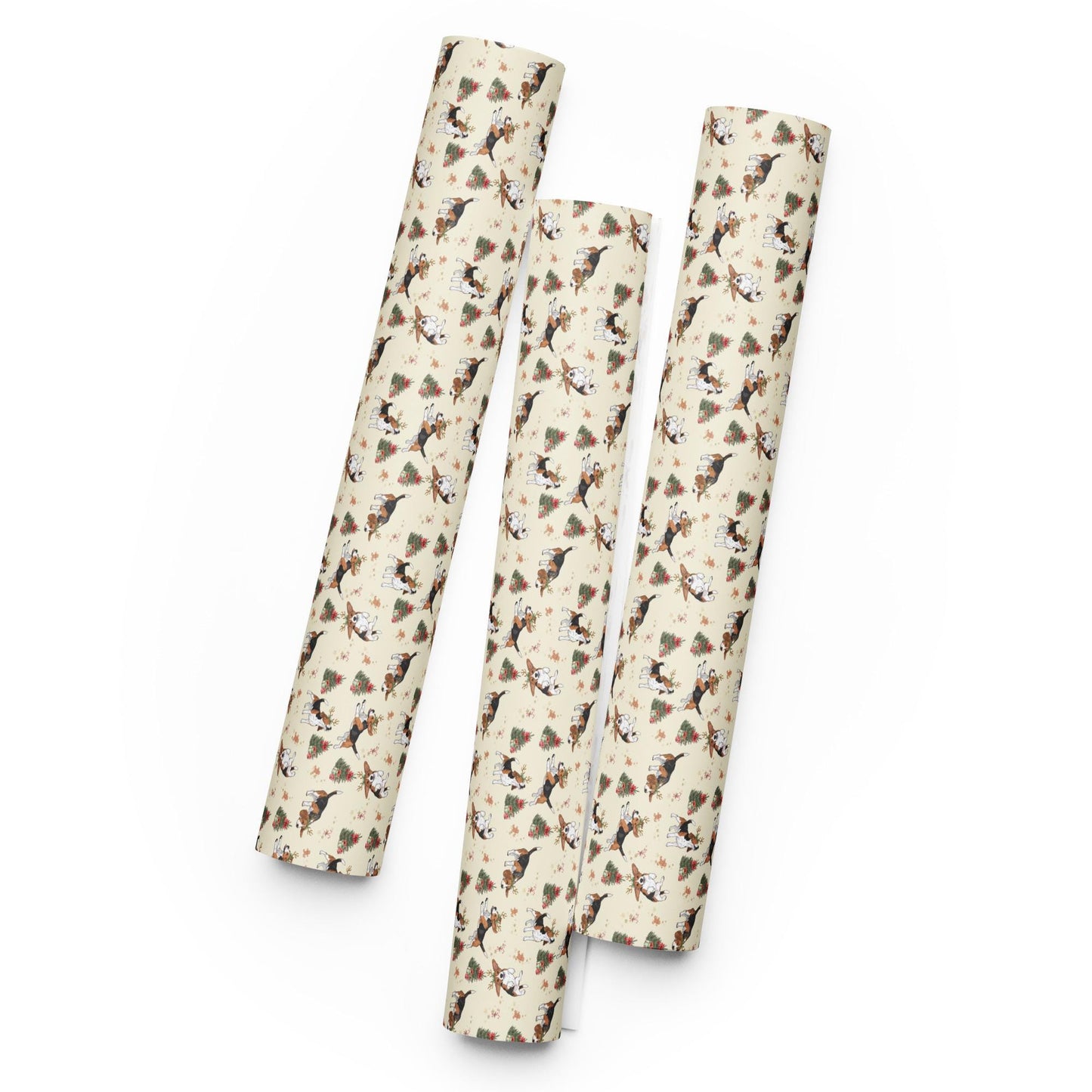 Christmas Beagle Wrapping Paper