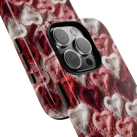 3D Faux Knitted Heart Phone Case | iPhone, Samsung, Pixel ywd4kc-br.myshopify.com