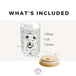American Bull Terrier Tumbler Glass | With Lid & Straw ywd4kc-br.myshopify.com