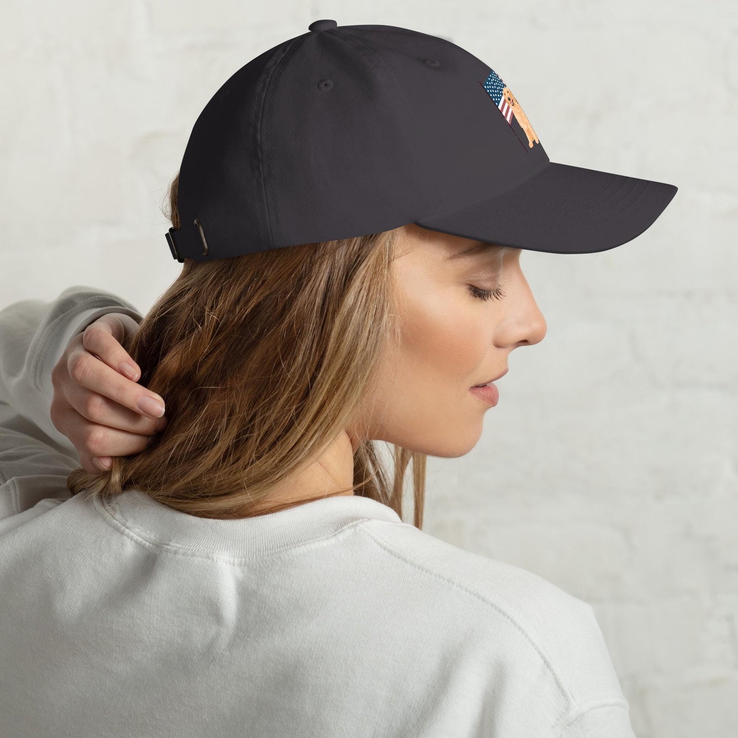 American Golden Retriever Dad Hat | Personalized Dog Mom Hat ywd4kc-br.myshopify.com