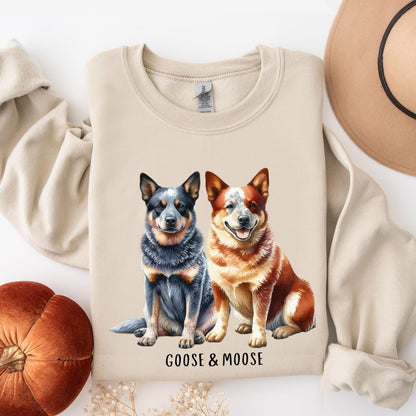 Australian Cattle Dog Sweatshirt | With a Dogs Name ywd4kc-br.myshopify.com
