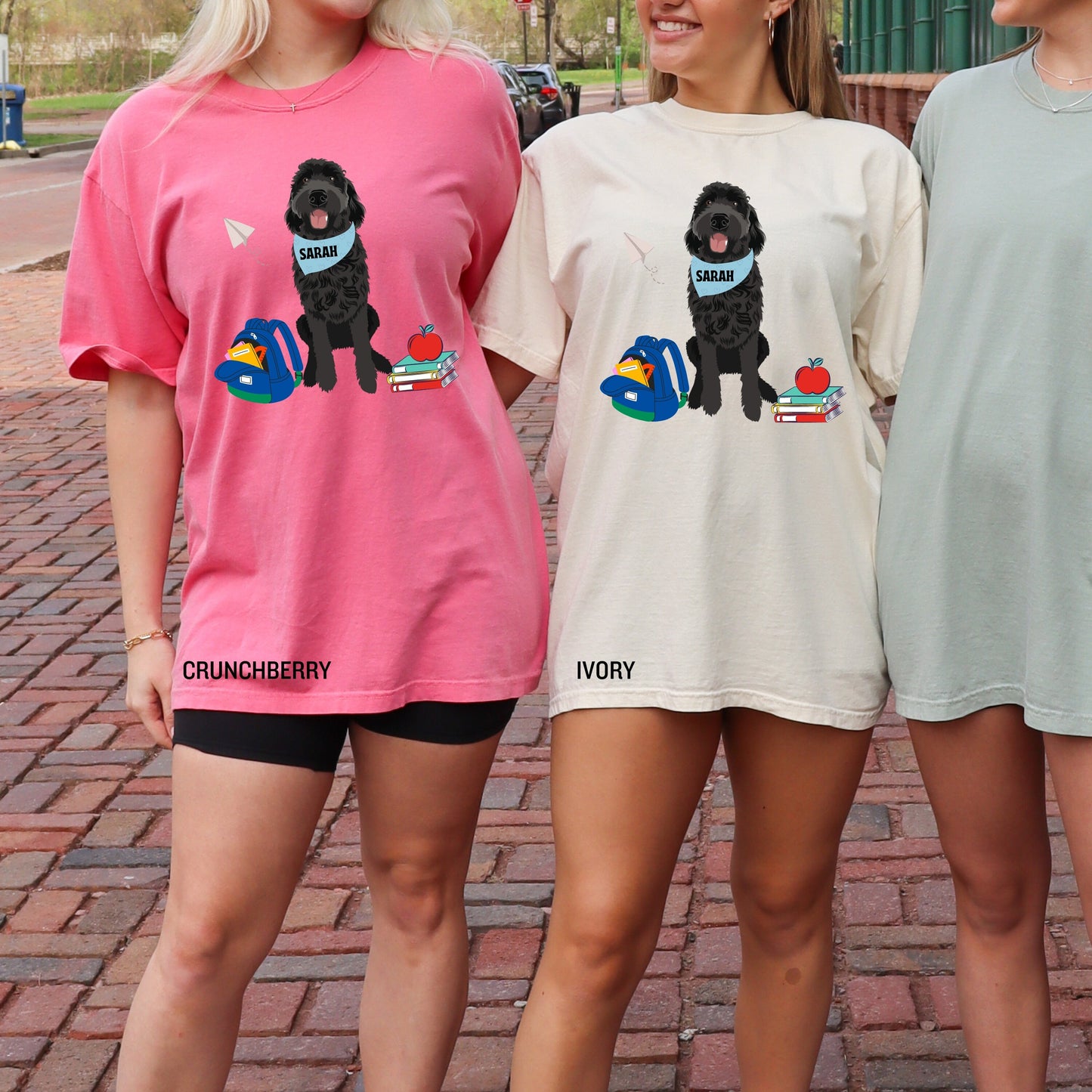 Back to School Goldendoodle T-Shirt ywd4kc-br.myshopify.com