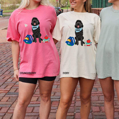 Back to School Goldendoodle T-Shirt ywd4kc-br.myshopify.com