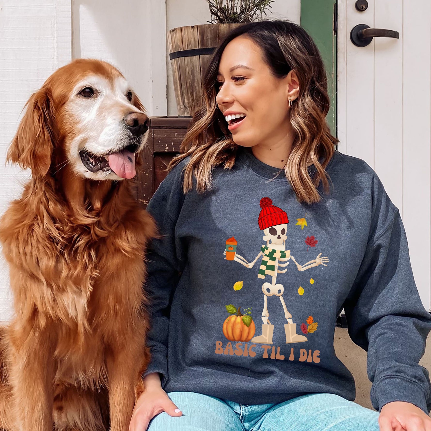 Basic Til I Die Funny Fall Sweatshirt ywd4kc-br.myshopify.com