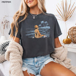 Beach Waves Golden Doodle Dog Shirt ywd4kc-br.myshopify.com