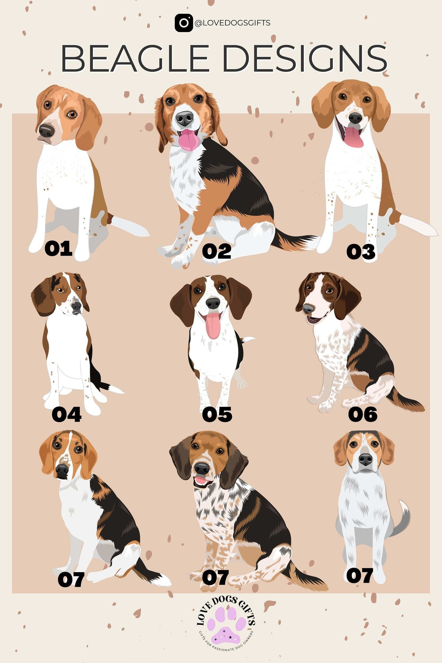 Beagle whiskey glass ywd4kc-br.myshopify.com