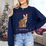Bengal Cat Mom Ugly Christmas Sweater | Personalized ywd4kc-br.myshopify.com