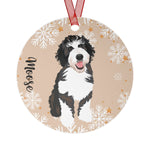 Bernedoodle Ornament Sand | Metal ywd4kc-br.myshopify.com