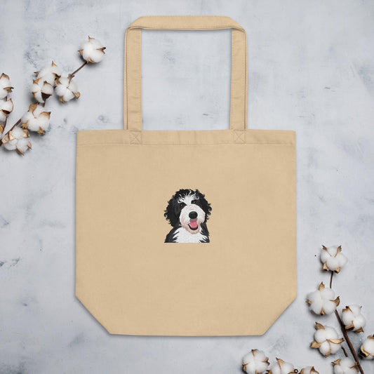 Bernedoodle Tote Bag | Embroidered | Organic Cotton ywd4kc-br.myshopify.com