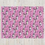 Bernedoodle blanket with wildflowers ywd4kc-br.myshopify.com