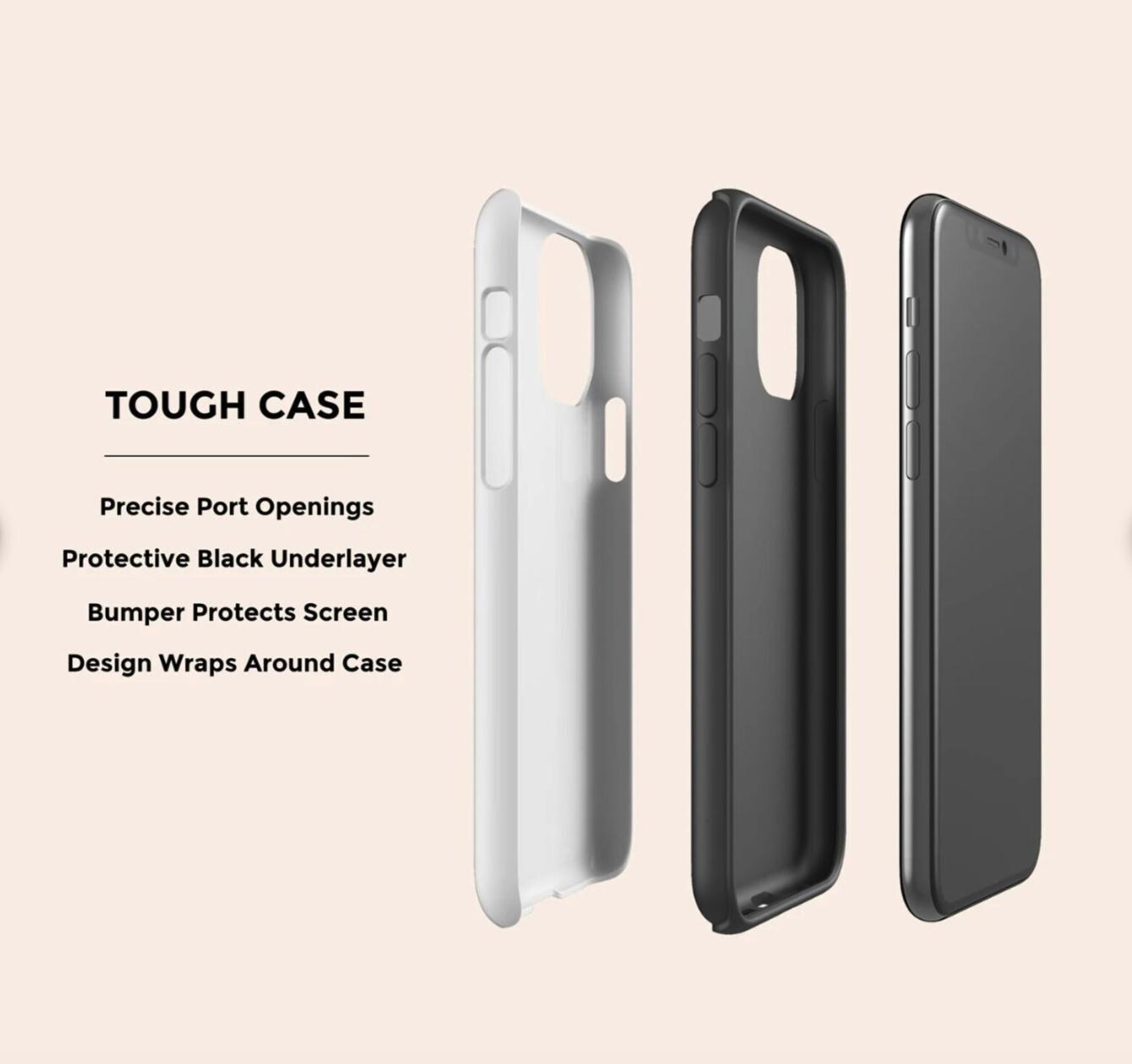 Bernese Mountain Dog Phone Case | Flowers And Stars | For iPhone ywd4kc-br.myshopify.com