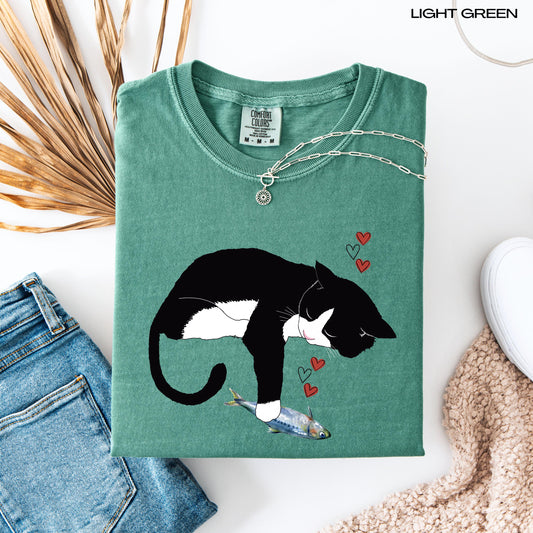 Black Cat Sardine Shirt ywd4kc-br.myshopify.com
