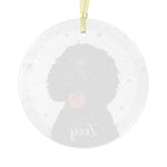 Black Goldendoodle Glass Ornament | Dog Tree Decor ywd4kc-br.myshopify.com