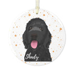 Black Goldendoodle Ornament | Glass | Add Dogs Name ywd4kc-br.myshopify.com