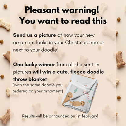 Black Goldendoodle Ornament | Glass | Add Dogs Name ywd4kc-br.myshopify.com