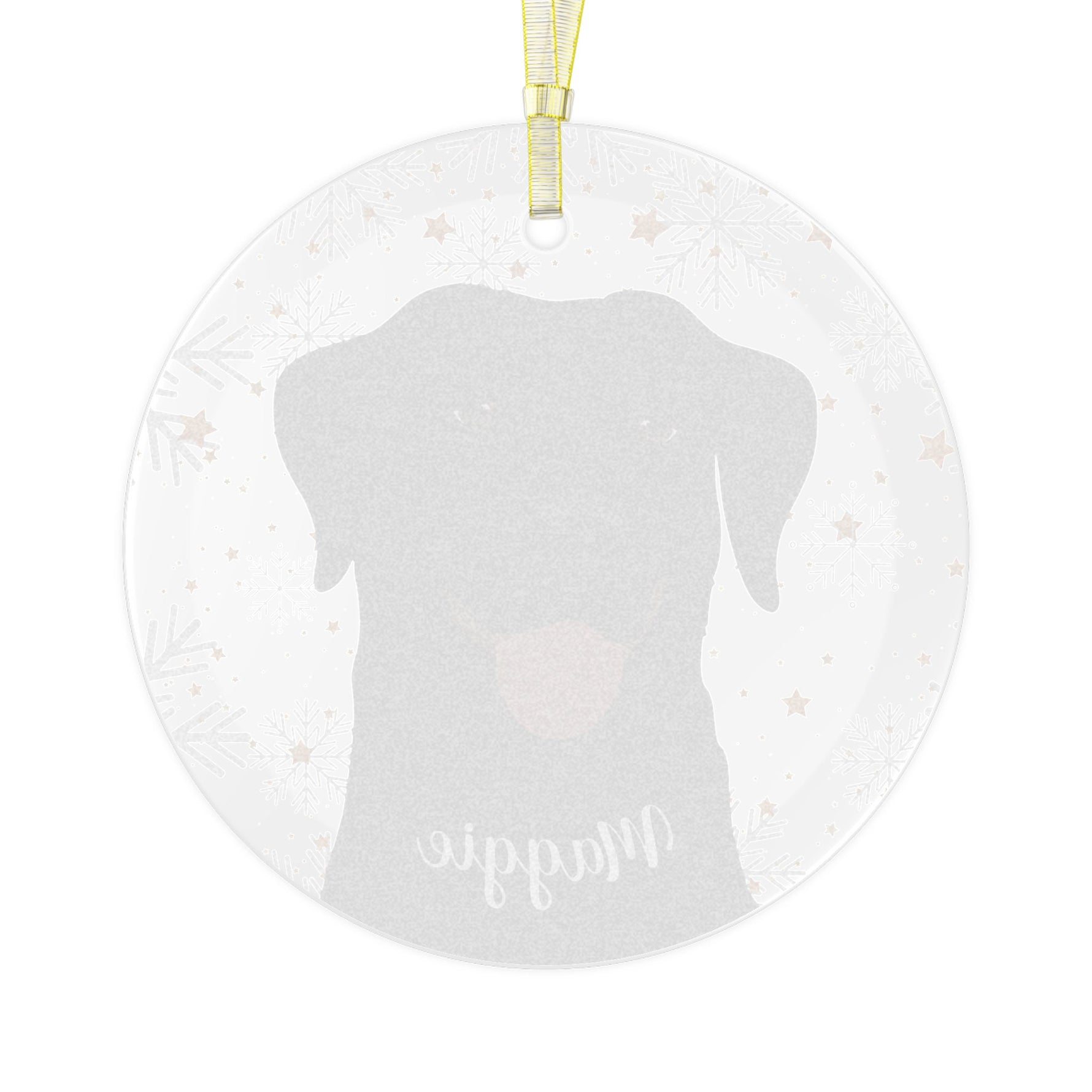 Black Labrador Ornament for Christmas ywd4kc-br.myshopify.com