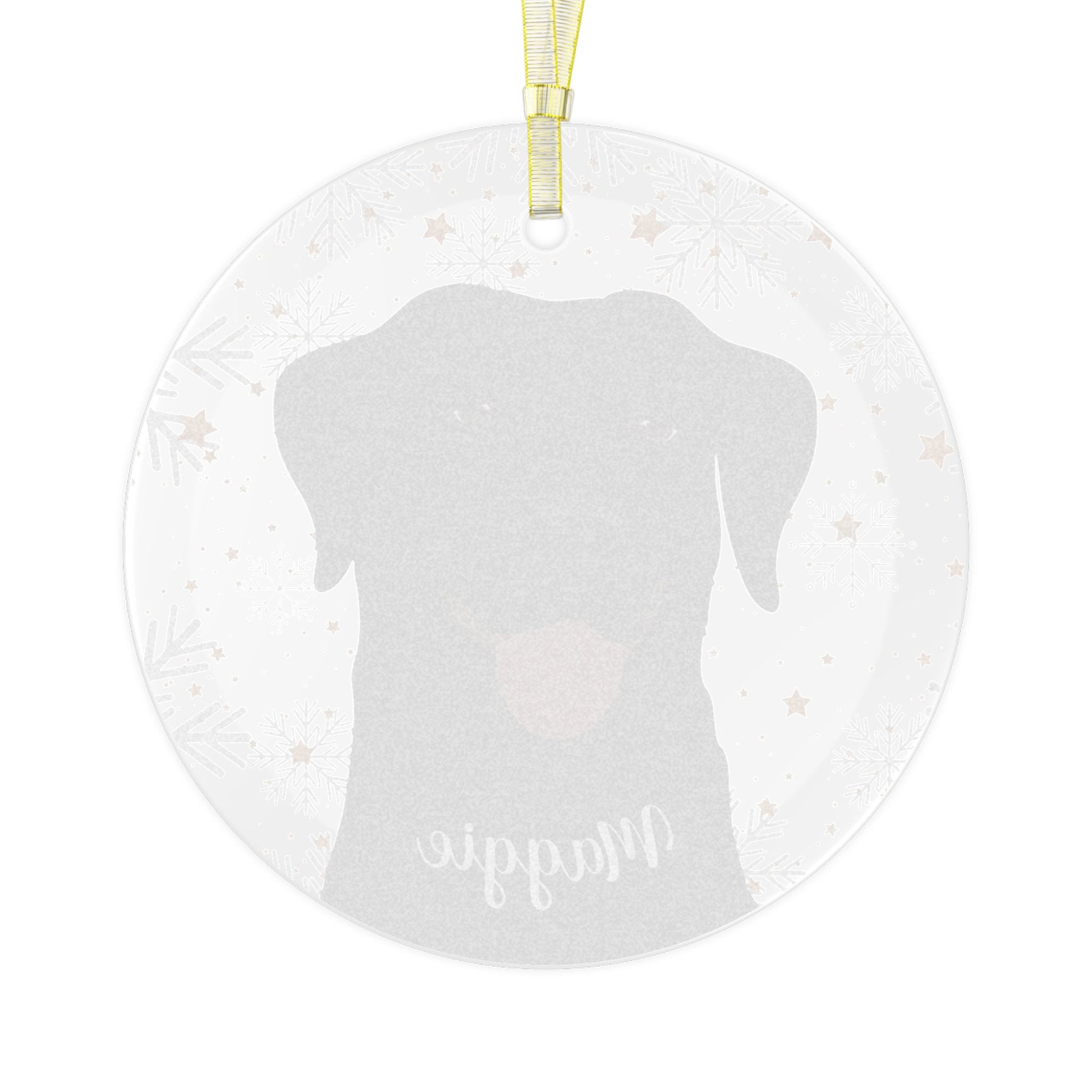 Black Labrador Ornament for Christmas ywd4kc-br.myshopify.com