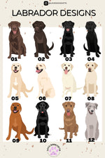 Black Labrador Ornament for Christmas ywd4kc-br.myshopify.com