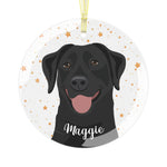 Black Labrador Ornament for Christmas ywd4kc-br.myshopify.com