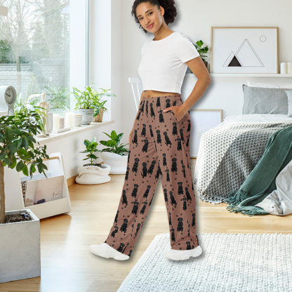 Black Labrador Pajama Pants | With Dog Paws | 2XS - 6XL ywd4kc-br.myshopify.com