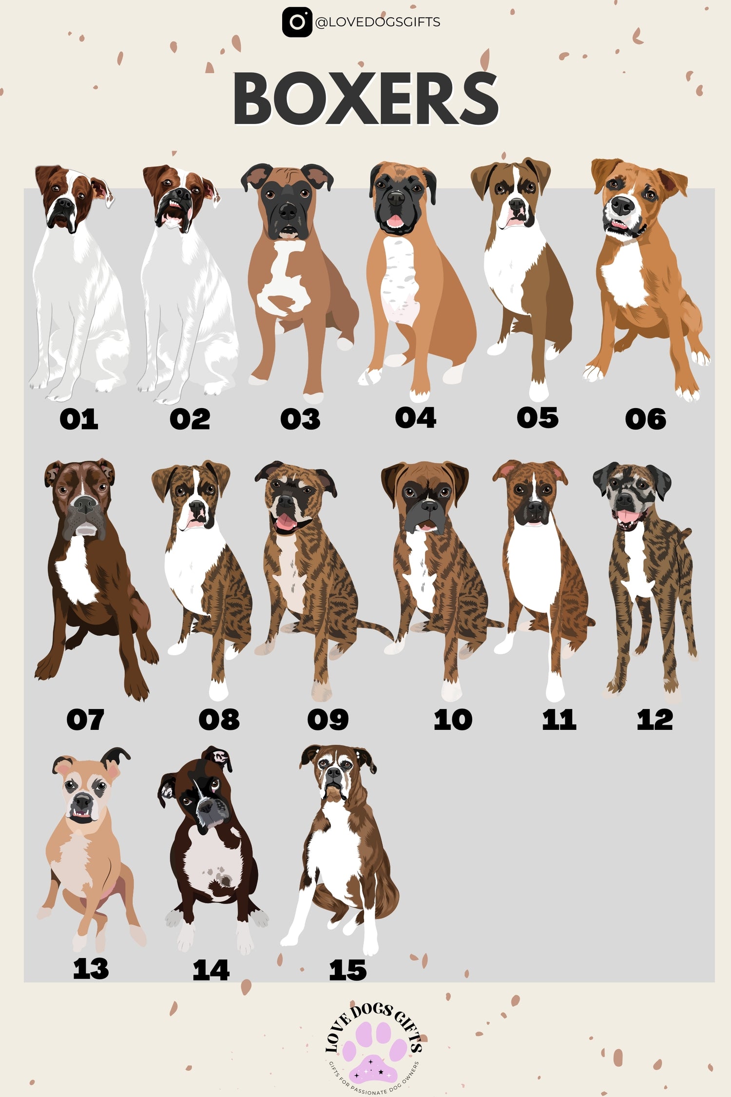 Boxer Dog Mom Sweatshirt | With Dogs Name
