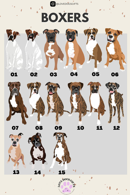 Boxer Dog Mom Sweatshirt | With Dogs Name