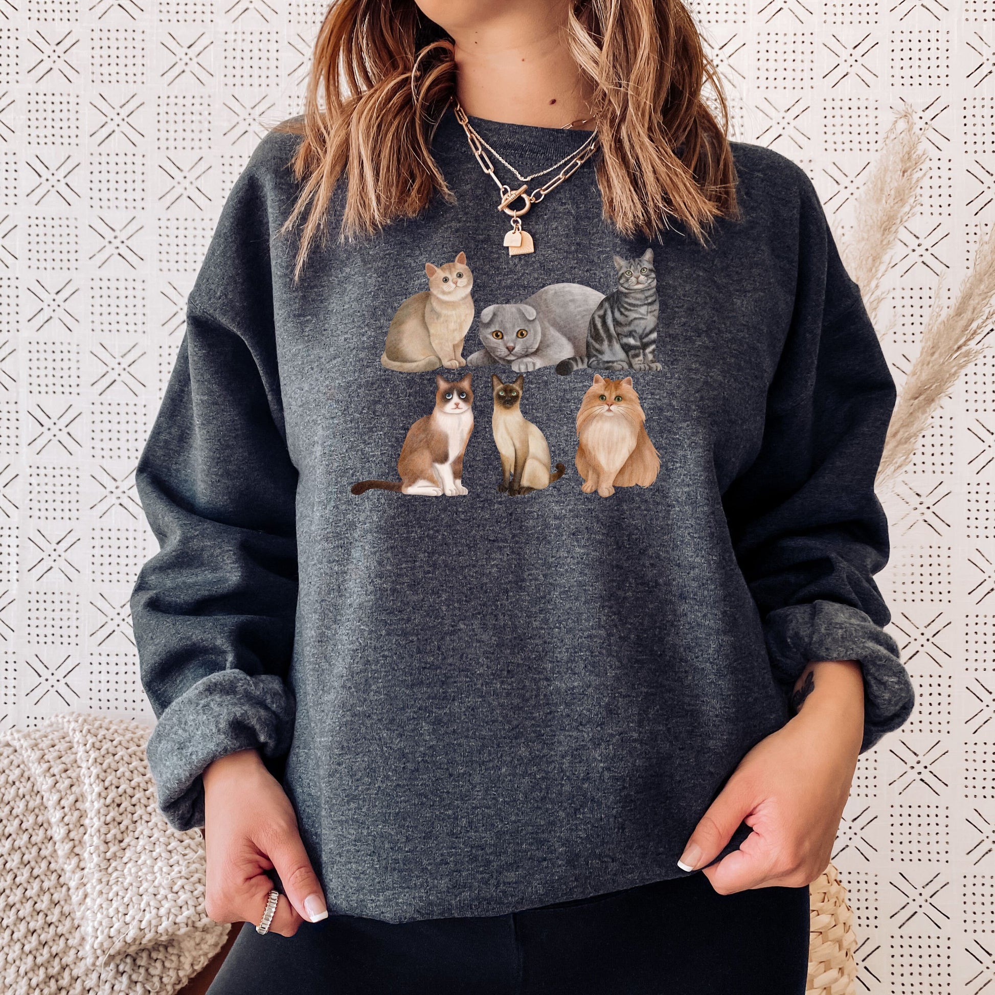 Cat Breed Sweatshirt | Cat Mom Gift ywd4kc-br.myshopify.com