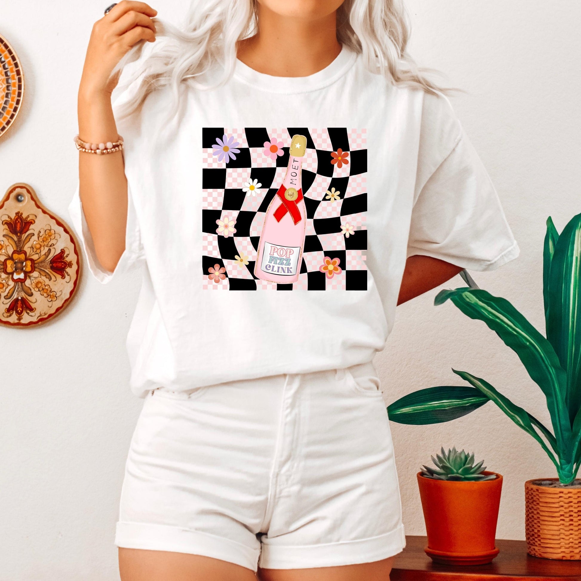 Champagne Pop Clink Fizz T-Shirt ywd4kc-br.myshopify.com