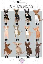 Chihuahua Christmas Ornament | Ceramic Dog Xmas Decor ywd4kc-br.myshopify.com