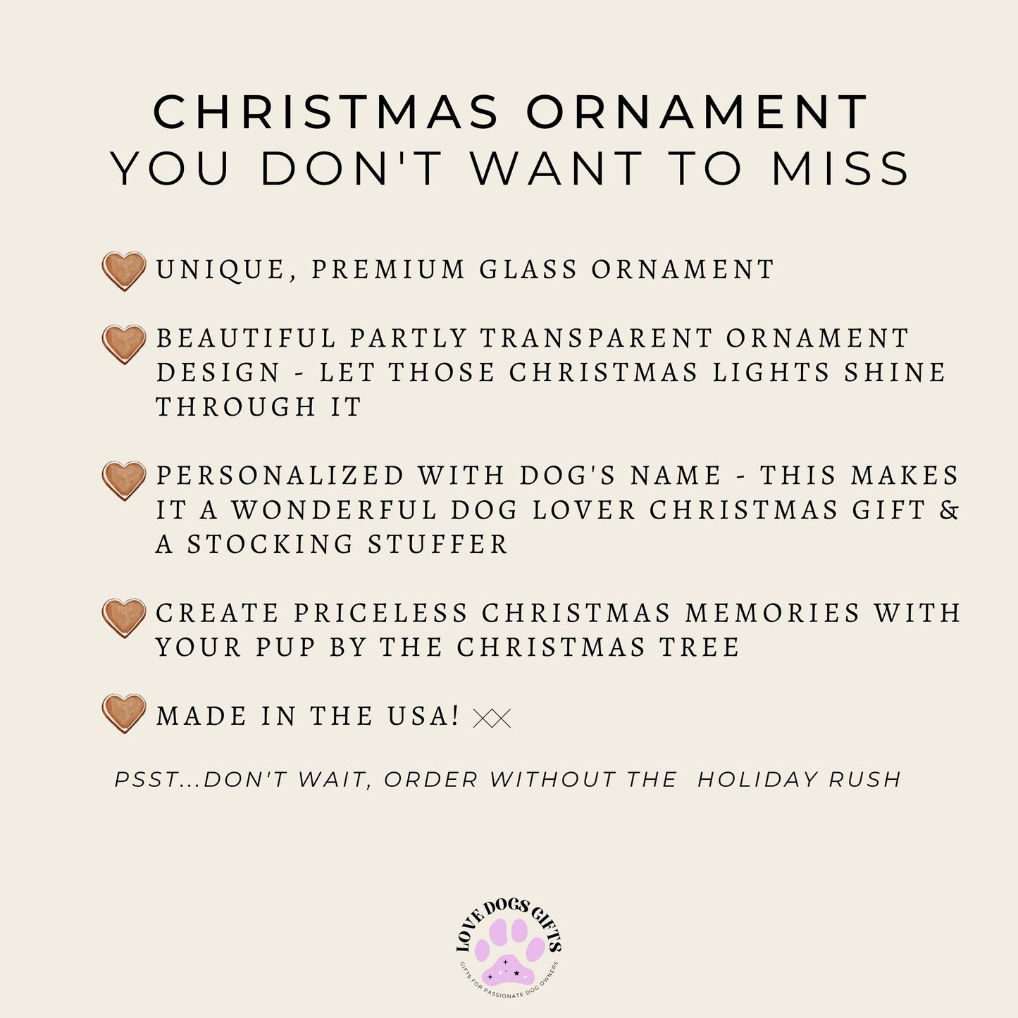 Chocolate Labrador Glass Ornament | Elegant Dog Tree Decor ywd4kc-br.myshopify.com