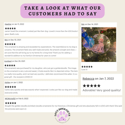 Chocolate Labrador Glass Ornament | Elegant Dog Tree Decor ywd4kc-br.myshopify.com