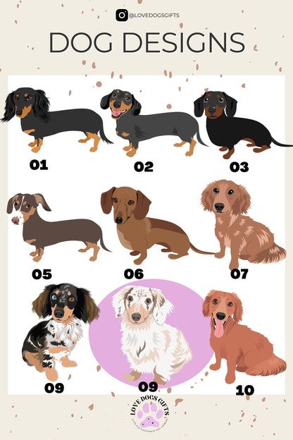 Christmas Dachshund Ornament ywd4kc-br.myshopify.com