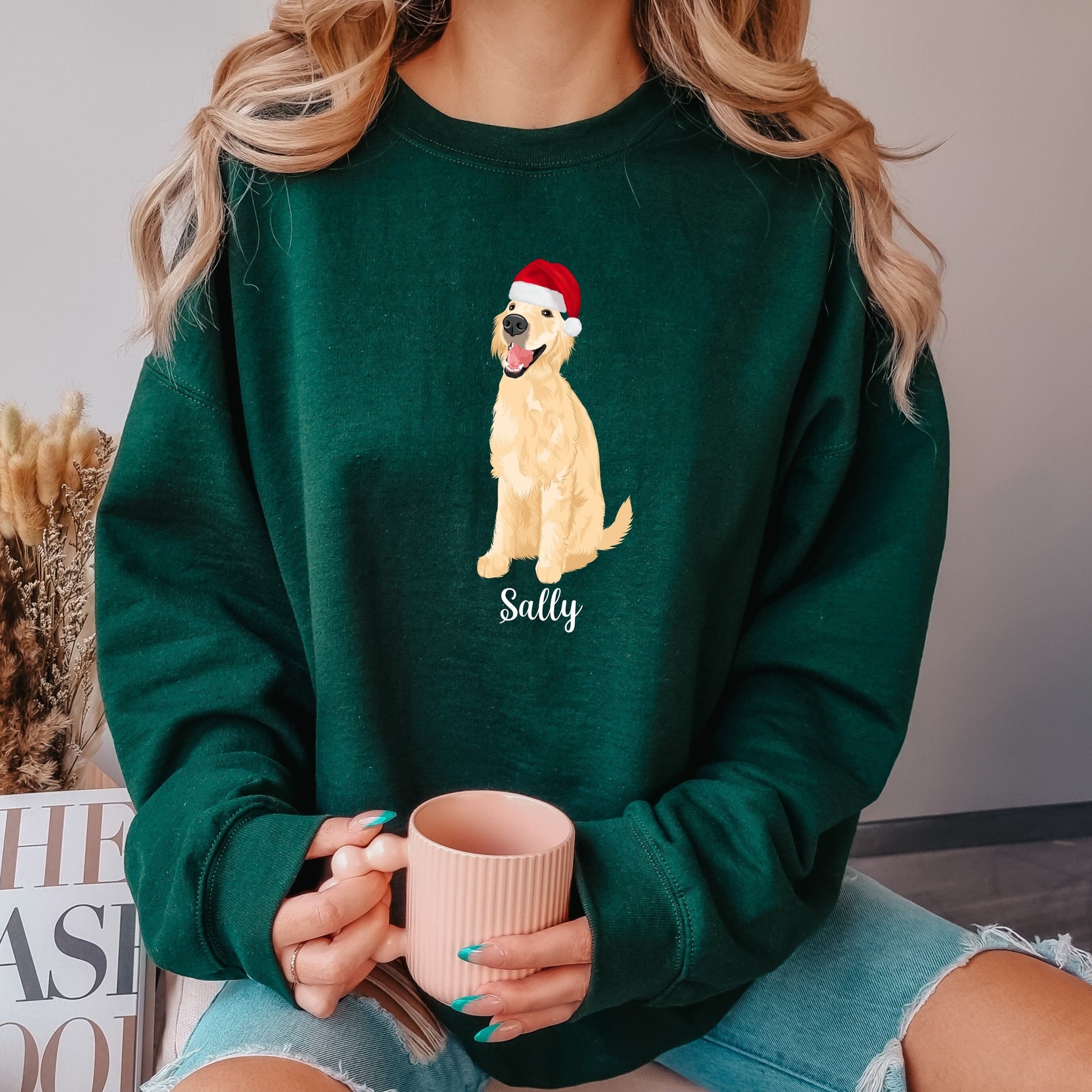 Christmas Golden Retriever sweatshirt, golden retriever gifts, red golden retriever shirt, golden retriever mom sweatshirt, dog dad sweater ywd4kc-br.myshopify.com