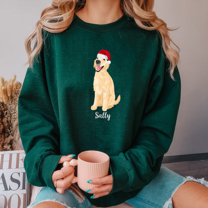 Christmas Golden Retriever sweatshirt, golden retriever gifts, red golden retriever shirt, golden retriever mom sweatshirt, dog dad sweater ywd4kc-br.myshopify.com