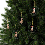 Christmas Hat Pitbull Ornament ywd4kc-br.myshopify.com