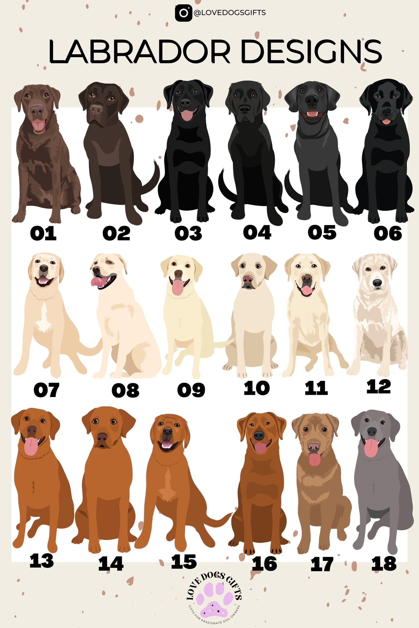 Christmas Labrador Leggings for Kids | Size 2T to 7 ywd4kc-br.myshopify.com