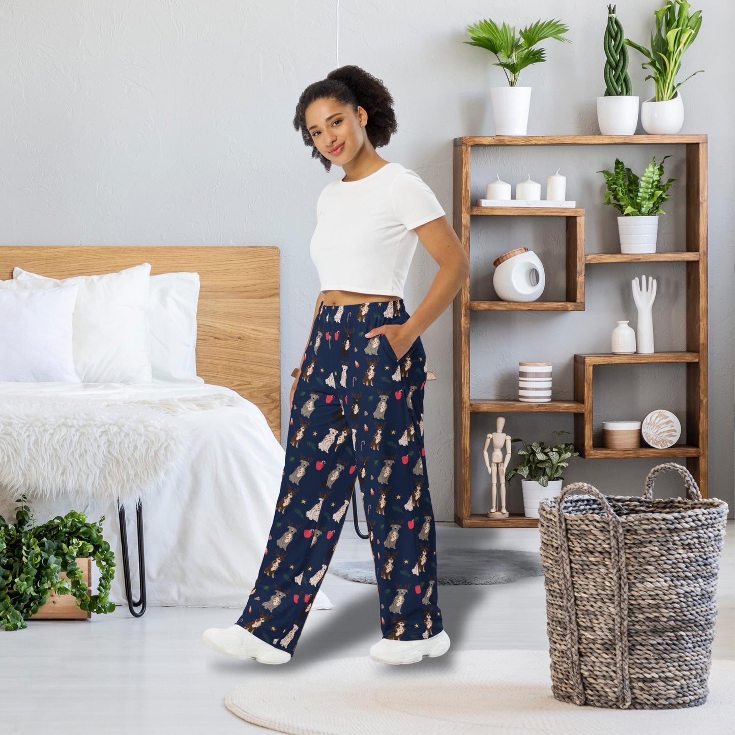 Christmas Pitbull Pajama Pants ywd4kc-br.myshopify.com