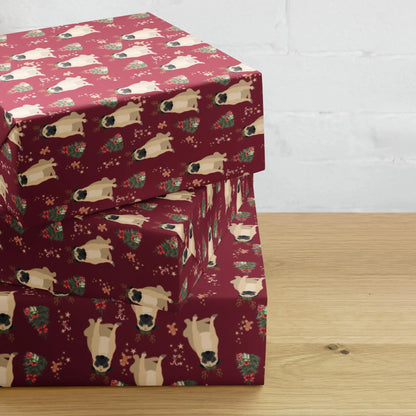 Christmas Pug Wrapping Paper Sheets | Set of 3 ywd4kc-br.myshopify.com