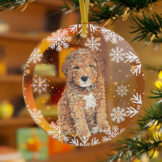 Christmas Puppy Goldendoodle Ornament | Adorable Dog Decor ywd4kc-br.myshopify.com
